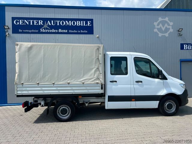 Dubă pick-up MERCEDES-BENZ Sprinter 316 DOKA LANG PRITSCHE PLANE 6-SITZ AHK