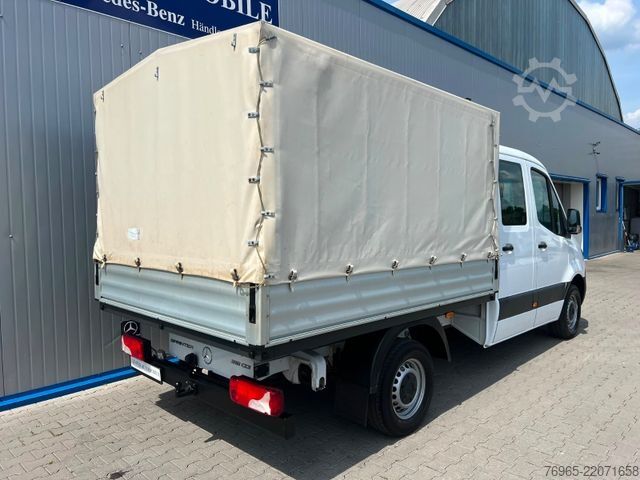 Dubă pick-up MERCEDES-BENZ Sprinter 316 DOKA LANG PRITSCHE PLANE 6-SITZ AHK