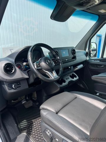 Furgon cu prelată laterală MERCEDES-BENZ Sprinter 316 DOKA LANG PRITSCHE PLANE 6-SITZ AHK