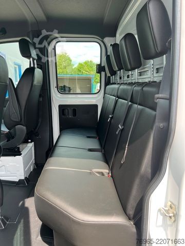 Furgon cu prelată laterală MERCEDES-BENZ Sprinter 316 DOKA LANG PRITSCHE PLANE 6-SITZ AHK