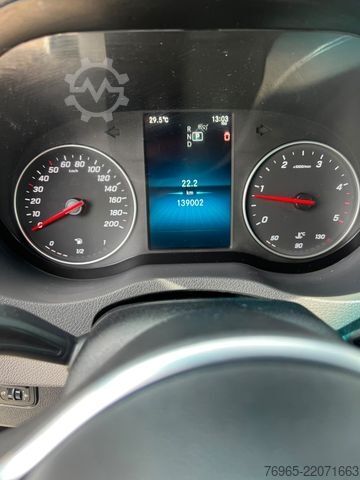 Furgon cu prelată laterală MERCEDES-BENZ Sprinter 316 DOKA LANG PRITSCHE PLANE 6-SITZ AHK