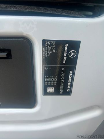 Furgon cu prelată laterală MERCEDES-BENZ Sprinter 316 DOKA LANG PRITSCHE PLANE 6-SITZ AHK