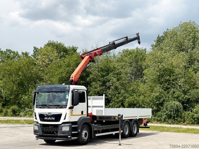 Γερανός τοποθετημένος σε φορτηγό MAN TGS 26.360*PRITSCHE 7,60m *6x4 * KRAN/ FUNK