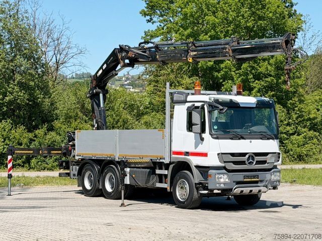 Jeřáb na nákladním automobilu MERCEDES-BENZ ACTROS 2641 * HIAB 322 EP-3 HIPRO+FUNK / 6x4