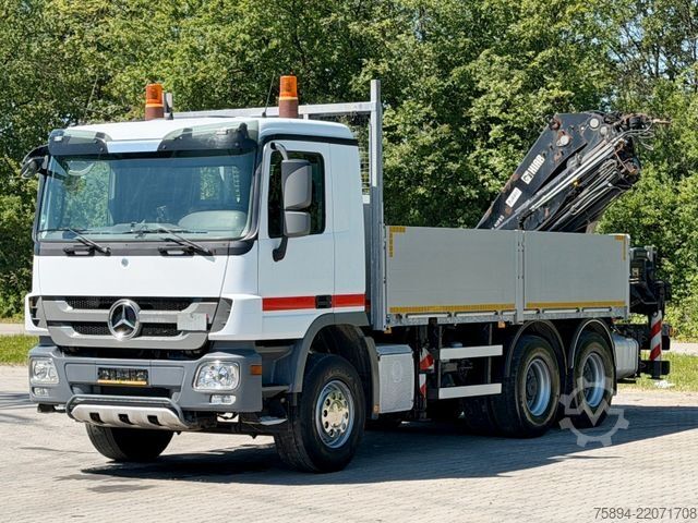 Jeřáb na nákladním automobilu MERCEDES-BENZ ACTROS 2641 * HIAB 322 EP-3 HIPRO+FUNK / 6x4