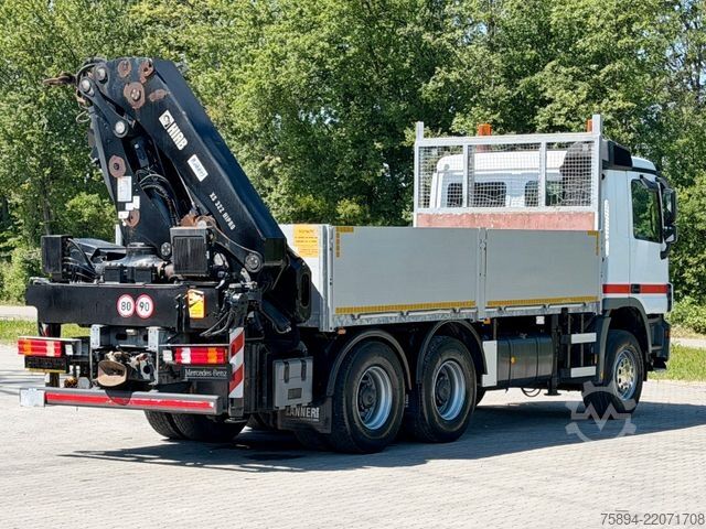 Jeřáb na nákladním automobilu MERCEDES-BENZ ACTROS 2641 * HIAB 322 EP-3 HIPRO+FUNK / 6x4
