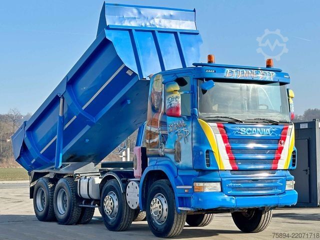 Ανατρεπόμενο φορτηγό SCANIA R 420 * Kipper * TOPZUSTAND / 8x4