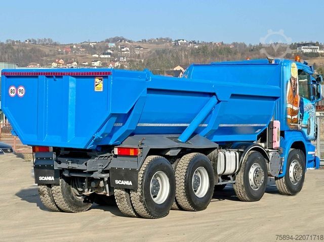 Ανατρεπόμενο φορτηγό SCANIA R 420 * Kipper * TOPZUSTAND / 8x4