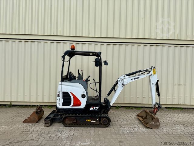 Minikotró BOBCAT E17 / 2021 BJ / 1.016 Stunden / 2 x Löffel