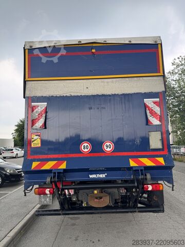 φορτηγό πλατφόρμα με μουσαμά daf 