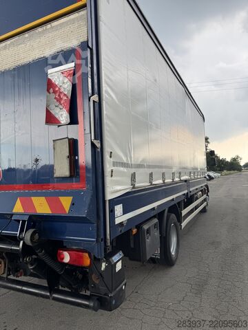 φορτηγό πλατφόρμα με μουσαμά daf 
