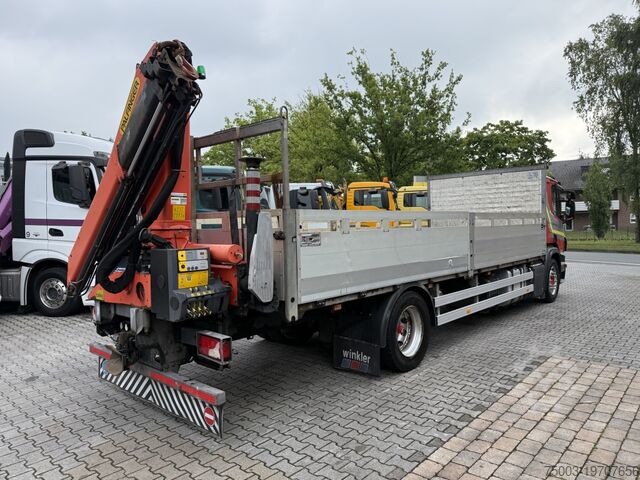 Macara montată pe camion Scania P410 4X2 Palfinger PK 13001