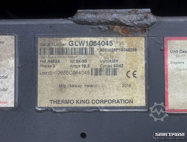 Koeloplegger SCHMITZ CARGOBULL SCB*S3B THERMO KING SLXe 300 LIFT AXLE HOLLAND T