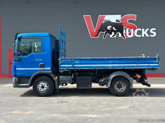 Trójstronna wywrotka MAN TGL 8.180 4x2 BB MEILLER DSK / LGS