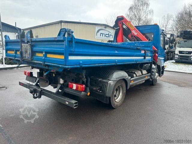Autolaadkraan MERCEDES-BENZ Atego 1021/ 821 4x2 Kipper KRAN Greifer AHK
