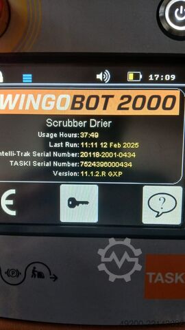 Schrobzuigmachine TASKI Swingobot 2000