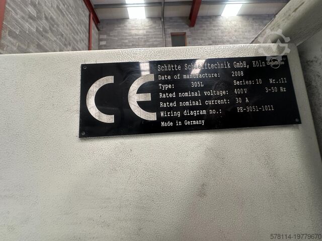 Gereedschapslijpmachine Schütte 305 Linear