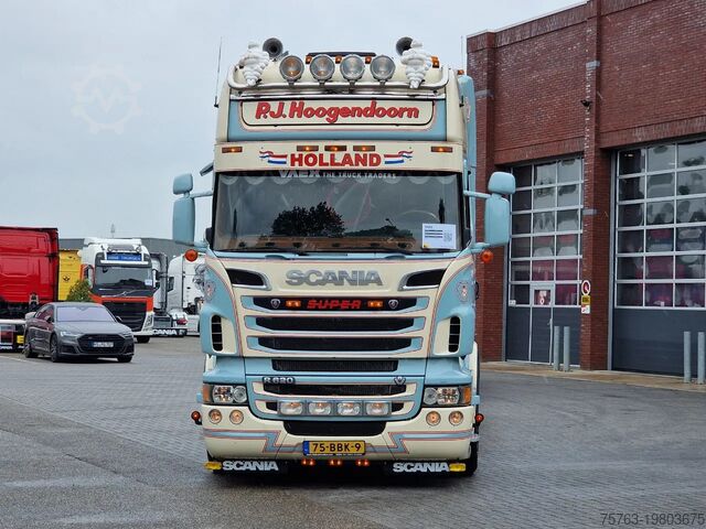 Chassis met cabine Scania R620 Topline 8x4 - Retarder - Full air - Custom...