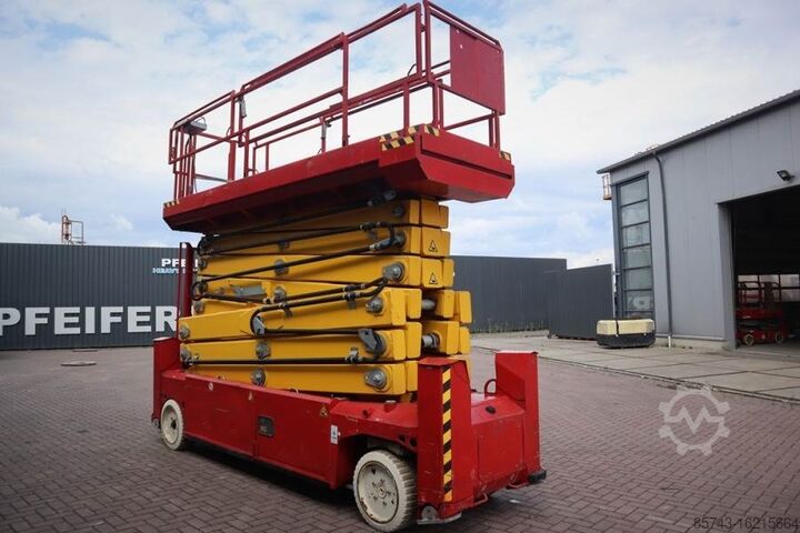 Elevador de tesoura PB LIFT S225-12ES Electric, 4x2 Drive, 22.5m Working