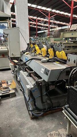Automatische horizontale freesmachine Comec FGC/2 uit 2000, met dubbele invoer en afvoerlus voor stu Comec FGC/2