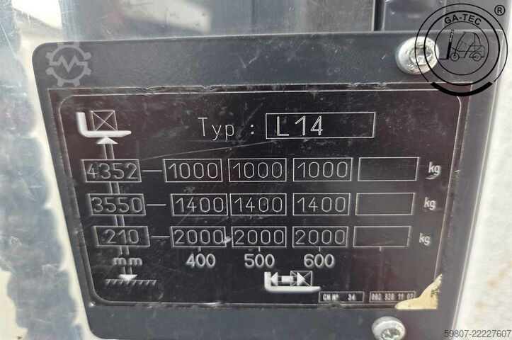 Traspallet manuale Linde L14i