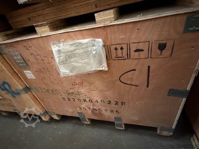 Használatlan karimás tolózárak (13 db) Neway 3" - 8" CL150 - 600