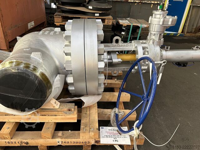 Használatlan tolózár, tompahegesztett végekkel Neway 16" CL1500 SCH 80