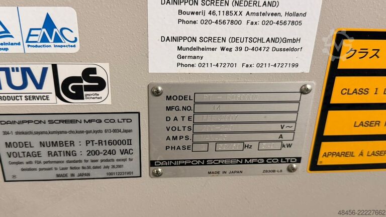 Görüntü yazıcısı Screen PT-R 16000