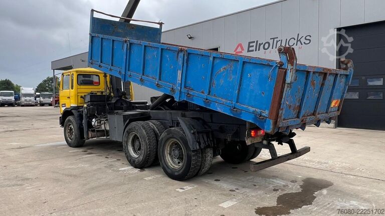 Camião basculante com grua Renault G 290 Manager (POMPE MANUELLE / GRUE / LAMES / ...