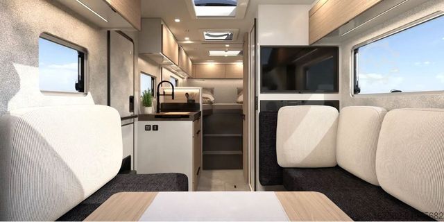 Semi-integrated camper BÜRSTNER Signature SFT 7.0, 90l,Smart TV,6E,LSitz,AKTION