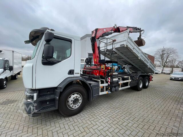 Autolaadkraan RENAULT Premium Lander 310.26 6x4 Kipper /Kran