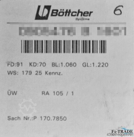 Nuovo rullo di formatura dell'inchiostro Böttcher KBA RA 105