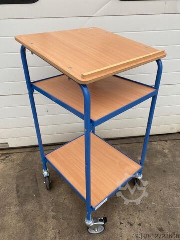 Schreibpult, Rollpult, Etagenwagen, Logistikwagen, Regalwagen, Transportwagen, Plattformwagen, Werk FETRA 5834