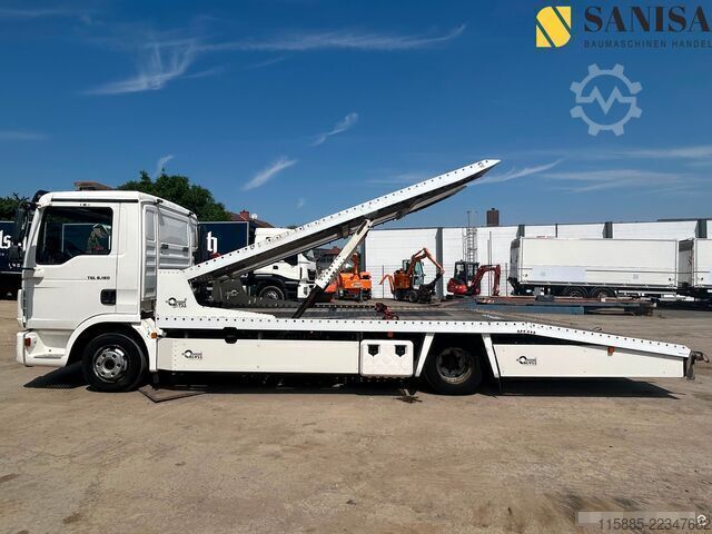 Furgone trasportatore di auto MAN TGL 8.180/Doppeldecker/Seilwinde/Blyss DS12