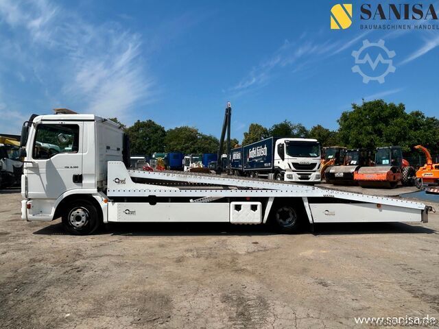 Furgone trasportatore di auto MAN TGL 8.180/Doppeldecker/Seilwinde/Blyss DS12