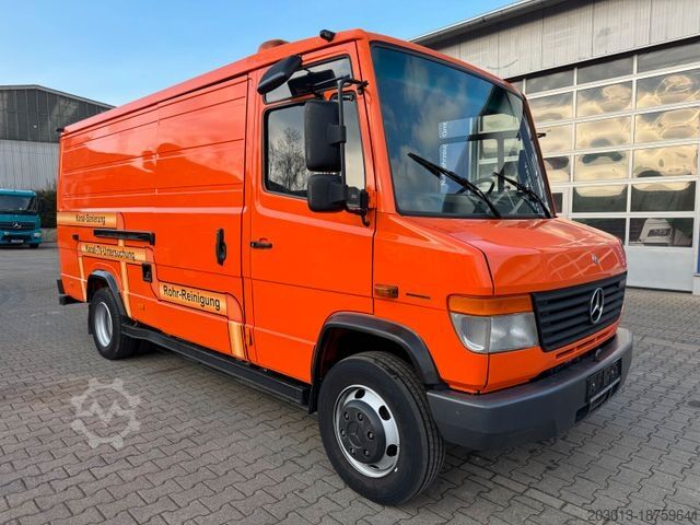 Vacuümtankwagen MERCEDES-BENZ Vario 818D Kanalreiniger Rockstroh Drain Jet 100