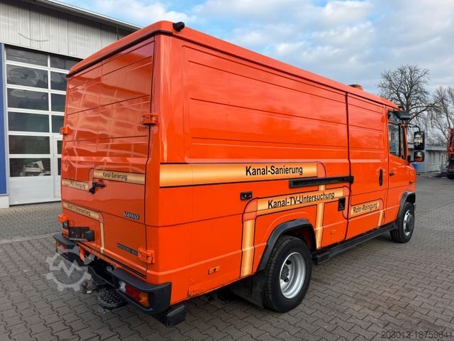 Vacuümtankwagen MERCEDES-BENZ Vario 818D Kanalreiniger Rockstroh Drain Jet 100