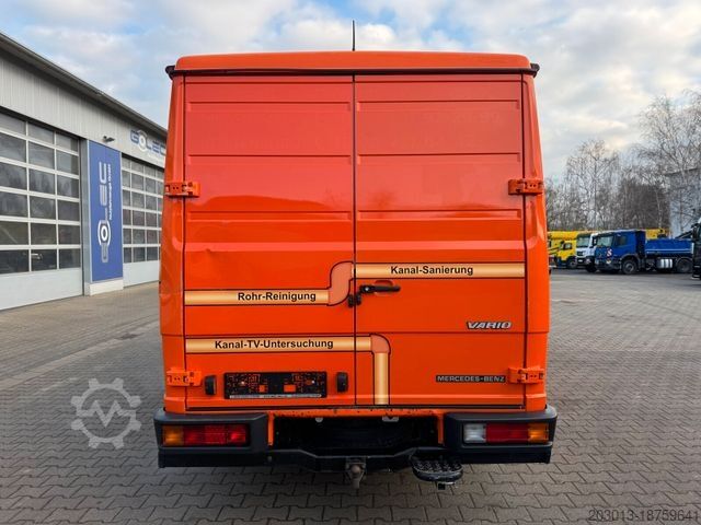 Vacuümtankwagen MERCEDES-BENZ Vario 818D Kanalreiniger Rockstroh Drain Jet 100