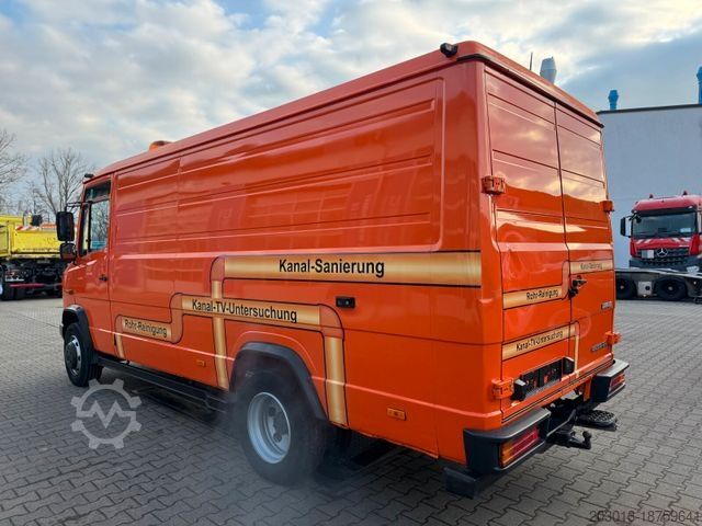 Vacuümtankwagen MERCEDES-BENZ Vario 818D Kanalreiniger Rockstroh Drain Jet 100