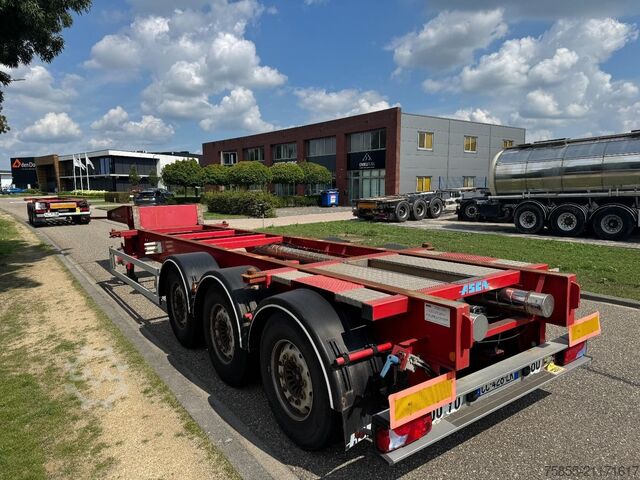 Transport af containere Asca Chassis 20FT Tank lowbed / ADR / SAF Disc
