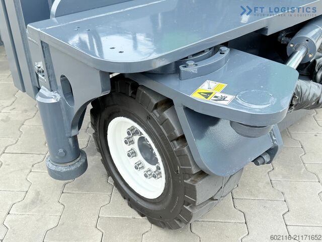 4-vejs gaffeltruck Combilift C4000 / GAS / 9300MM / FREE-LIFT / CABIN