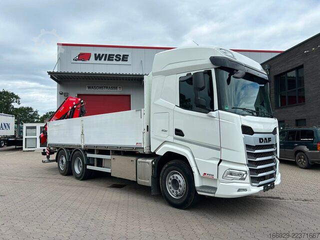 Autolaadkraan DAF XF 480 Baustoffpritsche mit Fassi Ladekran F235