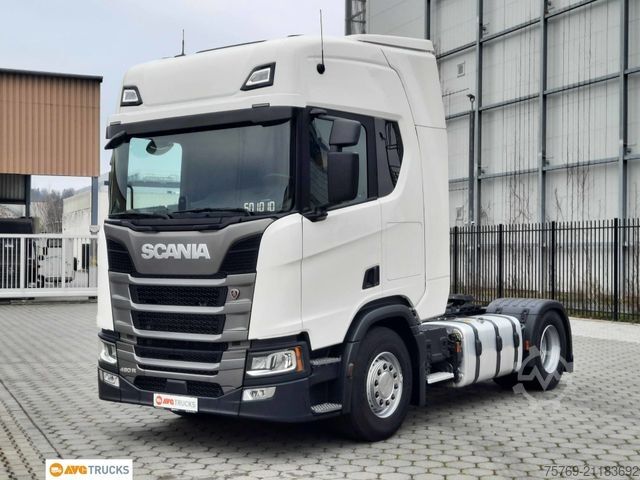 Ciężarówka do przewozu materiałów niebezpiecznych SCANIA R 460 2-Kreis-Kipphyd Retarder Standklima 2xTank