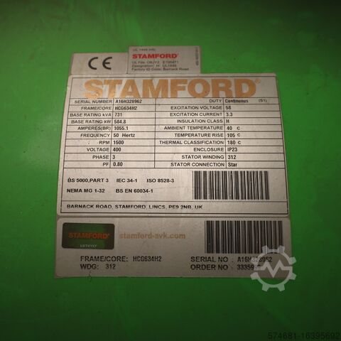 Generator-Wechselstromgenerator Stamford HCG634H2