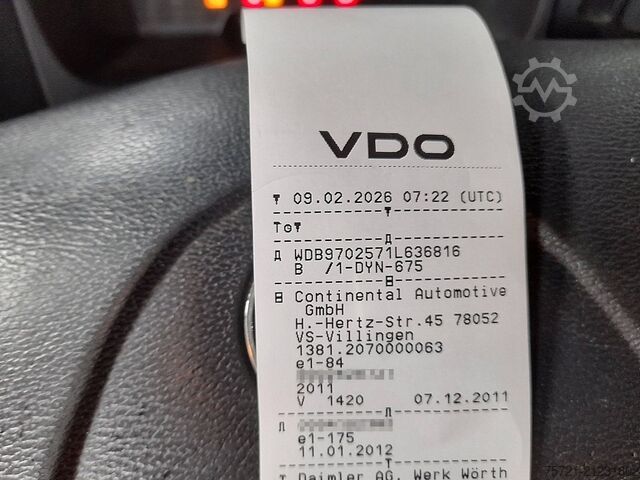 Kuffert MERCEDES-BENZ ATEGO 1229 MANUAL TAILLIFT