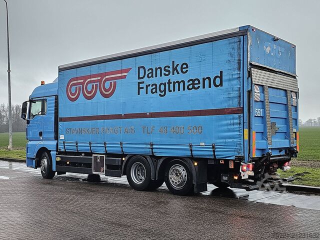 Sliding tarpaulin M.A.N. 26.470 TGX Schuizeil Laadklep!