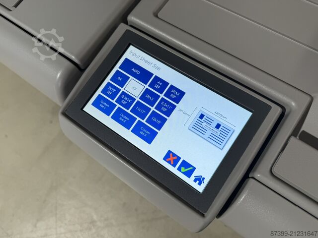 Document finishing system Plockmatic PBM500