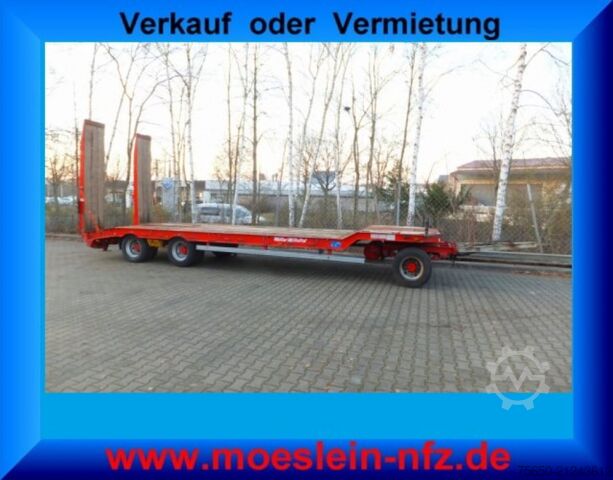 Low loader trailer Müller Mitteltal T 3  3 Achs Tieflader- Anhänger