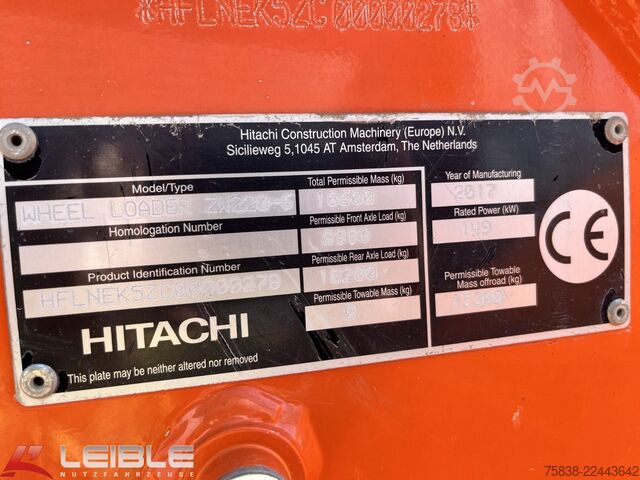 Pala gommata HITACHI ZW220-6*Klima*hydr. Schnellwechsler*11.000h*