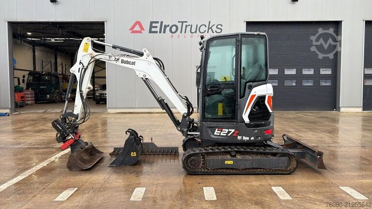 Mini excavator Bobcat E 27z (BE MACHINE / 1197H / INCL KANTELBAK + RI...